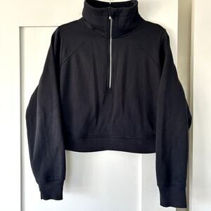 All in Motion cropped 1/2 zip fleece sweatshirt